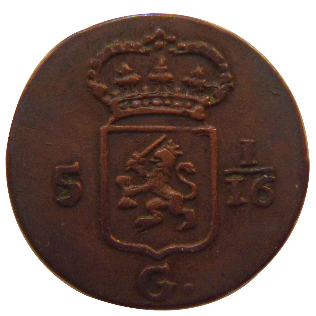 Indonesia, 1 Duit, 1808, KM #27, EF(40-45), Bronze, 3.00
