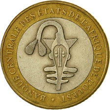 West African States, 500 Francs, 2003, Paris, EF(40-45), Bi-Metallic, KM:15