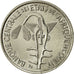 West African States, 100 Francs, 2004, Paris, AU(55-58), Nickel, KM:4