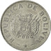 Moneta, Bolivia, Boliviano, 1991, AU(50-53), Stal nierdzewna, KM:205