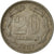 Argentinien, 20 Centavos, 1957, S+, Nickel Clad Steel, KM:55