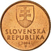 Slovakia, 50 Halierov, 2004, AU(50-53), Copper Plated Steel, KM:35