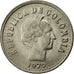 Colombie, 20 Centavos, 1975, SUP, Nickel Clad Steel, KM:246.1