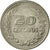 Colombia, 20 Centavos, 1975, AU(55-58), Nickel Clad Steel, KM:246.1