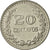 Colombia, 20 Centavos, 1973, AU(55-58), Nickel Clad Steel, KM:246.1