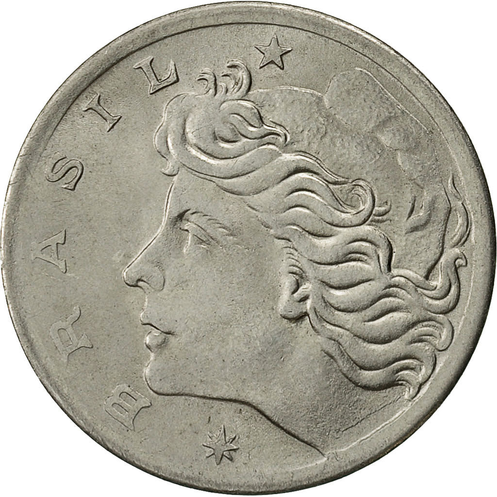 Brazil, 5 Centavos, 1975, AU(50-53), Stainless Steel, KM:587.1