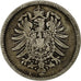 GERMANY - EMPIRE, Wilhelm I, Mark, 1874, Berlin, AU(50-53), Silver, KM:7