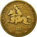 Moneta, Lituania, 10 Centu, 1925, King's Norton, BB, Alluminio-bronzo, KM:73