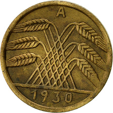 GERMANY, WEIMAR REPUBLIC, 5 Reichspfennig, 1930, Berlin, EF(40-45)