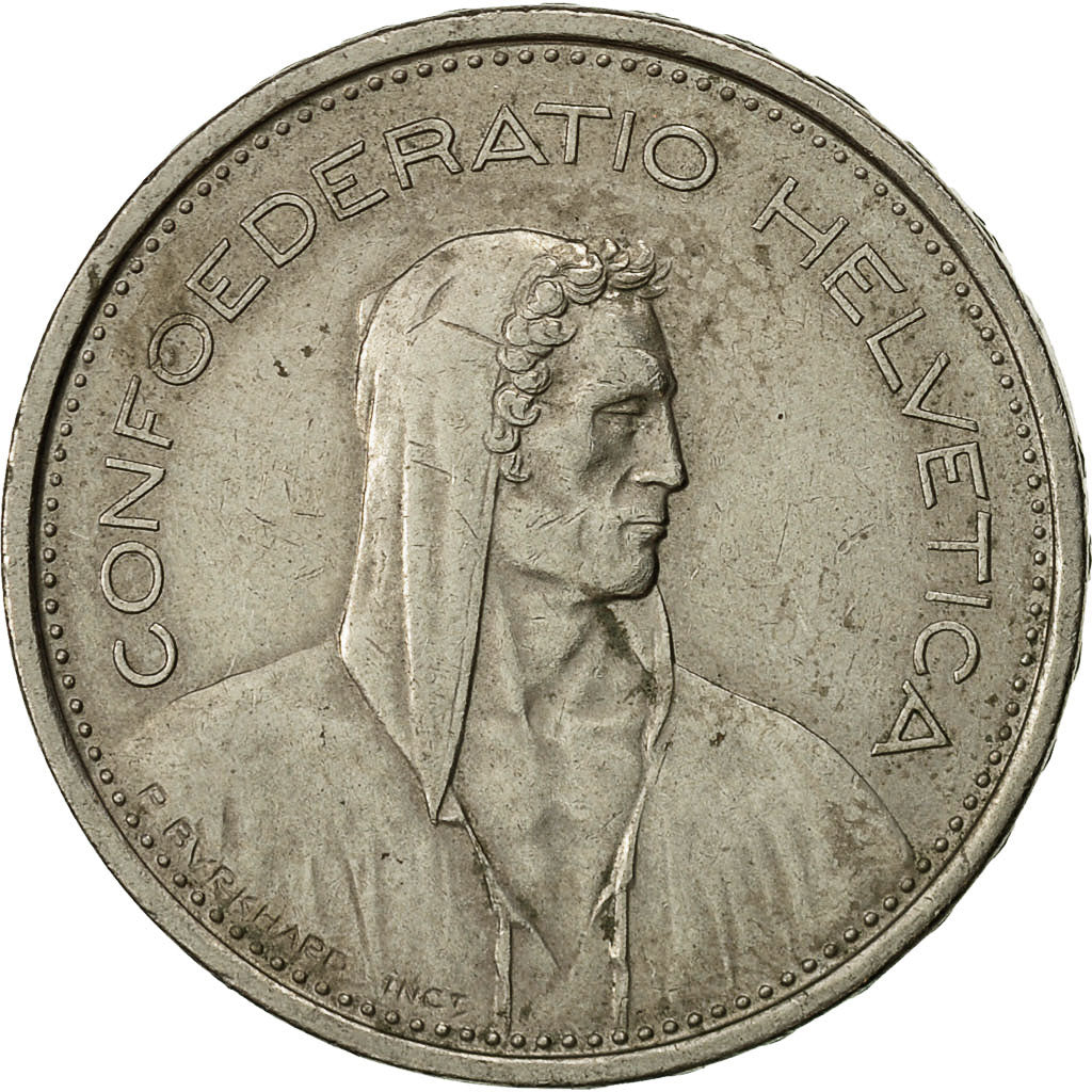 Switzerland, 5 Francs, 1979, Bern, EF(40-45), Copper-nickel, KM:40a.1