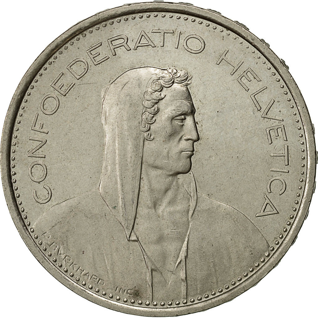 Switzerland, 5 Francs, 1978, Bern, AU(50-53), Copper-nickel, KM:40a.1