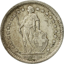 Switzerland, 1/2 Franc, 1965, Bern, VF(30-35), Silver, KM:23