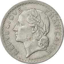 France, Lavrillier, 5 Francs, 1945, Castelsarrasin, VF(30-35), Aluminum