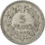 France, Lavrillier, 5 Francs, 1946, Beaumont - Le Roger, TB, Aluminium