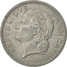 France, Lavrillier, 5 Francs, 1950, Beaumont - Le Roger, VF(30-35), Aluminum