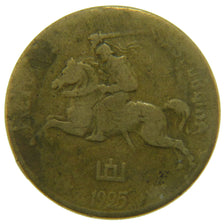 LITHUANIA, 50 Centu, 1925, King's Norton, KM #75, VF(30-35), Aluminum-Bronze,...