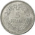 Frankreich, Lavrillier, 5 Francs, 1947, Paris, S+, Aluminium, KM:888b.1