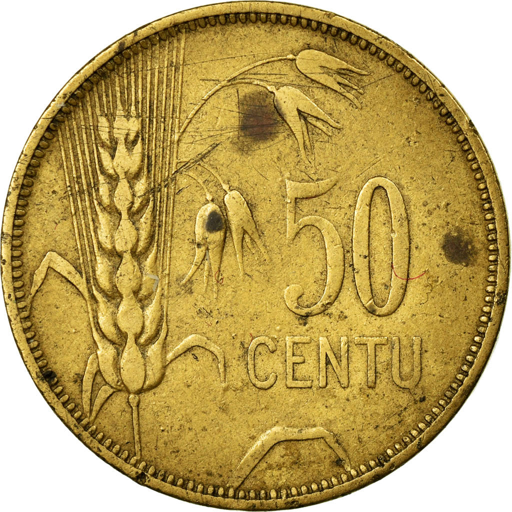 Coin, Lithuania, 50 Centu, 1925, King's Norton, EF(40-45), Aluminum-Bronze