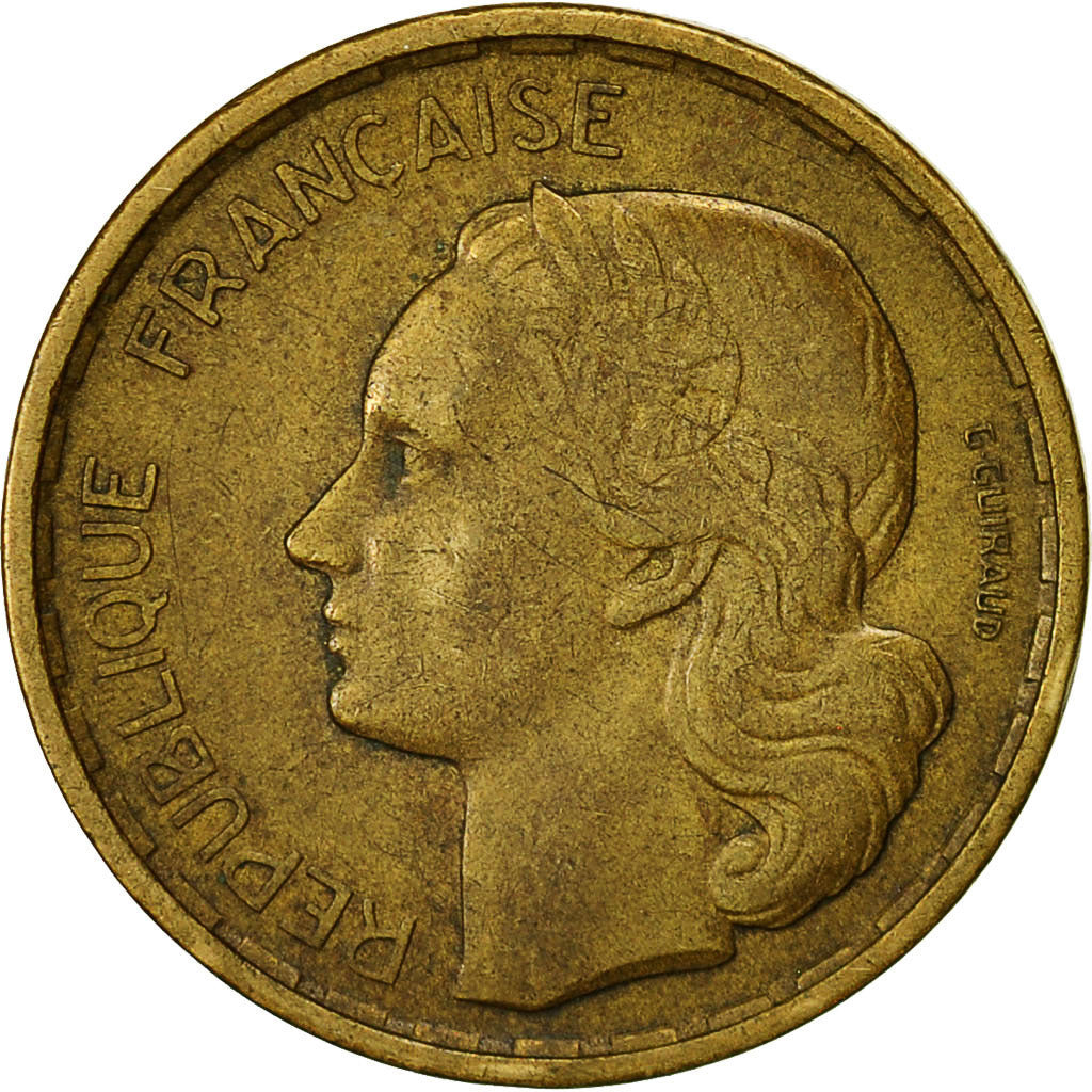 France, Guiraud, 20 Francs, 1950, Beaumont - Le Roger, EF(40-45)