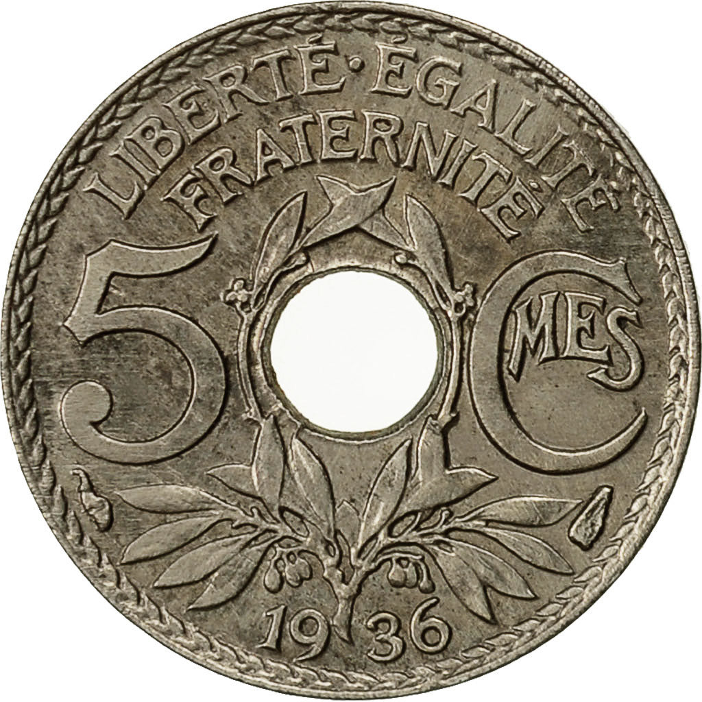 France, Morlon, 50 Centimes, 1936, Paris, EF(40-45), Aluminum-Bronze, KM:894.1