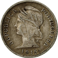 Portogallo, 10 Centavos, 1915, MB+, Argento, KM:563