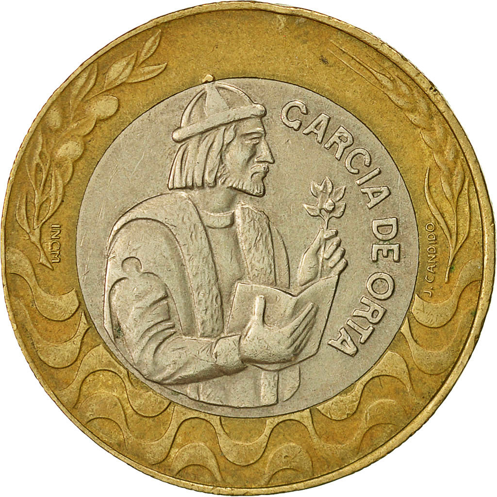 Portugal, 200 Escudos, 1991, S+, Bi-Metallic, KM:655