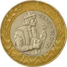 Portugal, 200 Escudos, 1991, VF(30-35), Bi-Metallic, KM:655