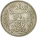 Tunisia, Muhammad al-Nasir Bey, Franc, 1917, Paris, EF(40-45), Silver, KM:238