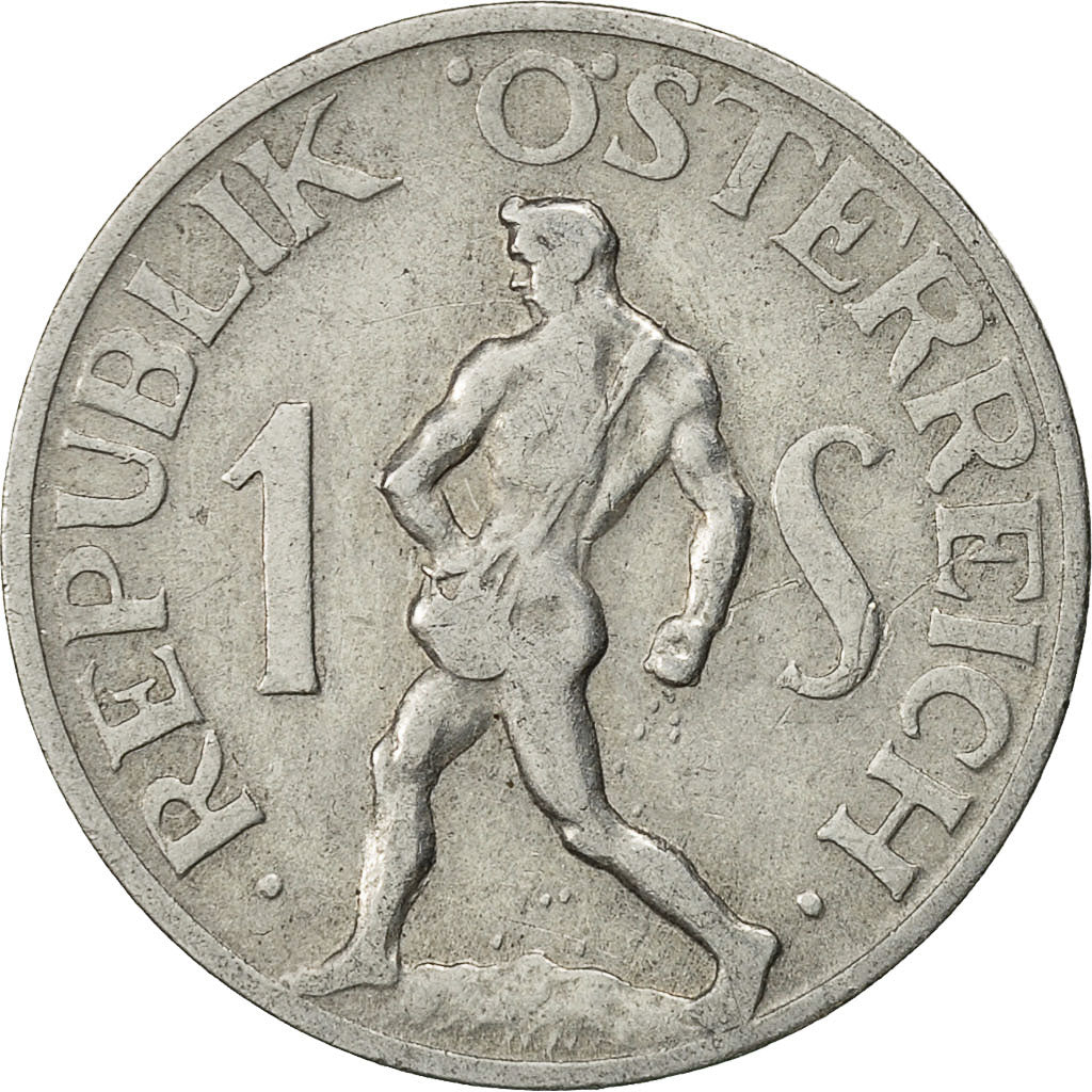 Austria, Schilling, 1946, VF(30-35), Aluminum, KM:2871