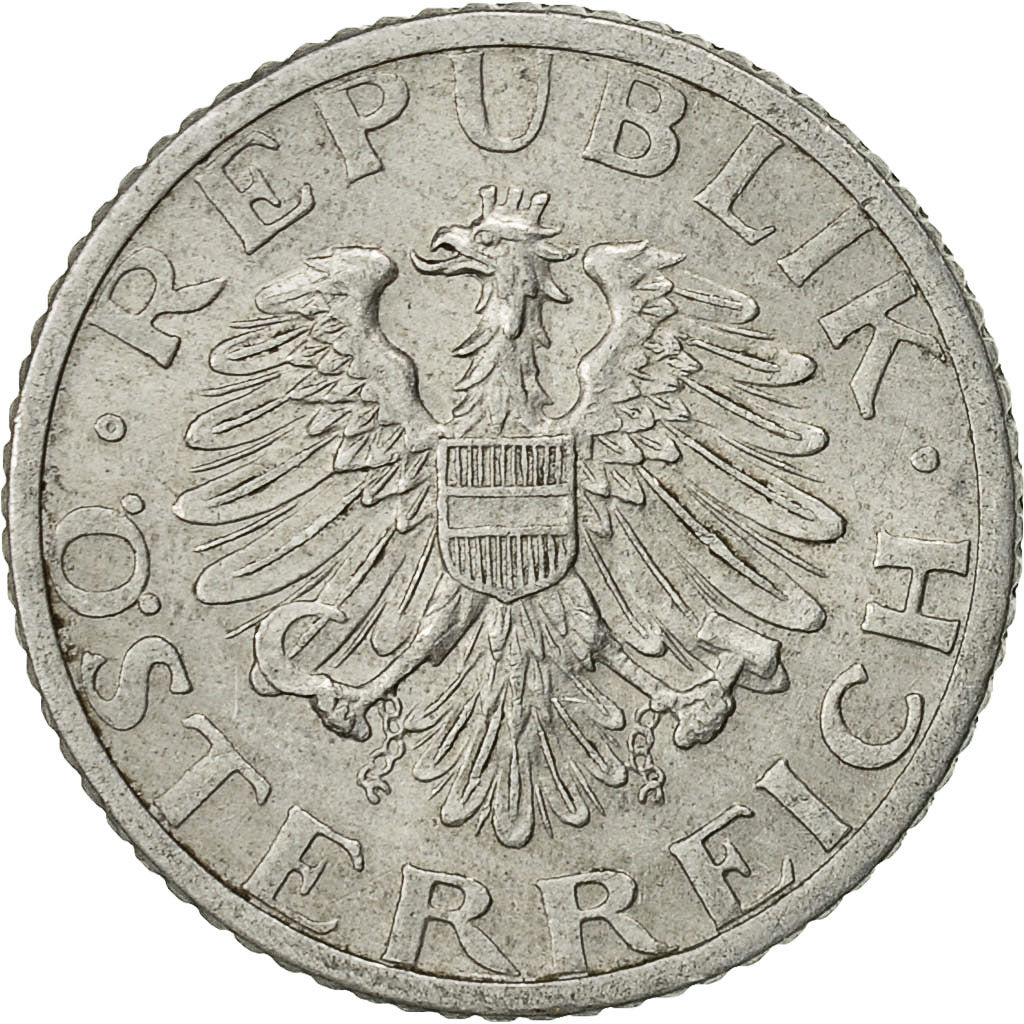 Austria, 50 Groschen, 1955, EF(40-45), Aluminum, KM:2870