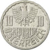Austria, 10 Groschen, 1981, Vienna, EF(40-45), Aluminum, KM:2878