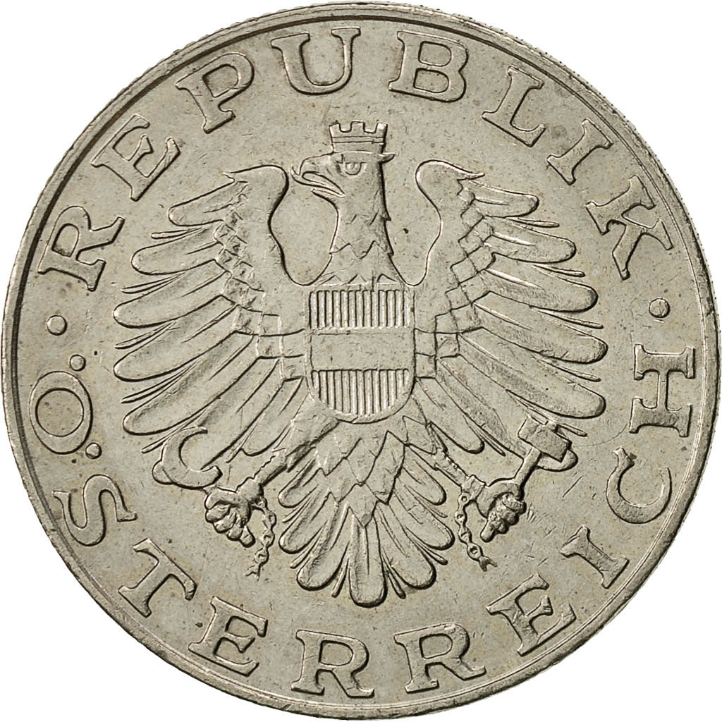 Austria, 10 Schilling, 1990, BB, Nichel placcato rame-nichel, KM:2918