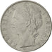 Moneta, Włochy, 100 Lire, 1957, Rome, VF(30-35), Stal nierdzewna, KM:96.1