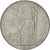 Italia, 100 Lire, 1958, Rome, MB+, Acciaio inossidabile, KM:96.1