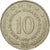 Iugoslavia, 10 Dinara, 1978, MB+, Rame-nichel, KM:62