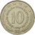 Moneta, Jugosławia, 10 Dinara, 1978, VF(30-35), Miedź-Nikiel, KM:62