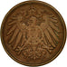 GERMANY - EMPIRE, Wilhelm II, Pfennig, 1914, Muldenhütten, EF(40-45), Copper