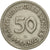 République fédérale allemande, 50 Pfennig, 1949, Karlsruhe, TTB