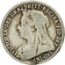 Great Britain, Victoria, 3 Pence, 1900, VF(30-35), Silver, KM:777
