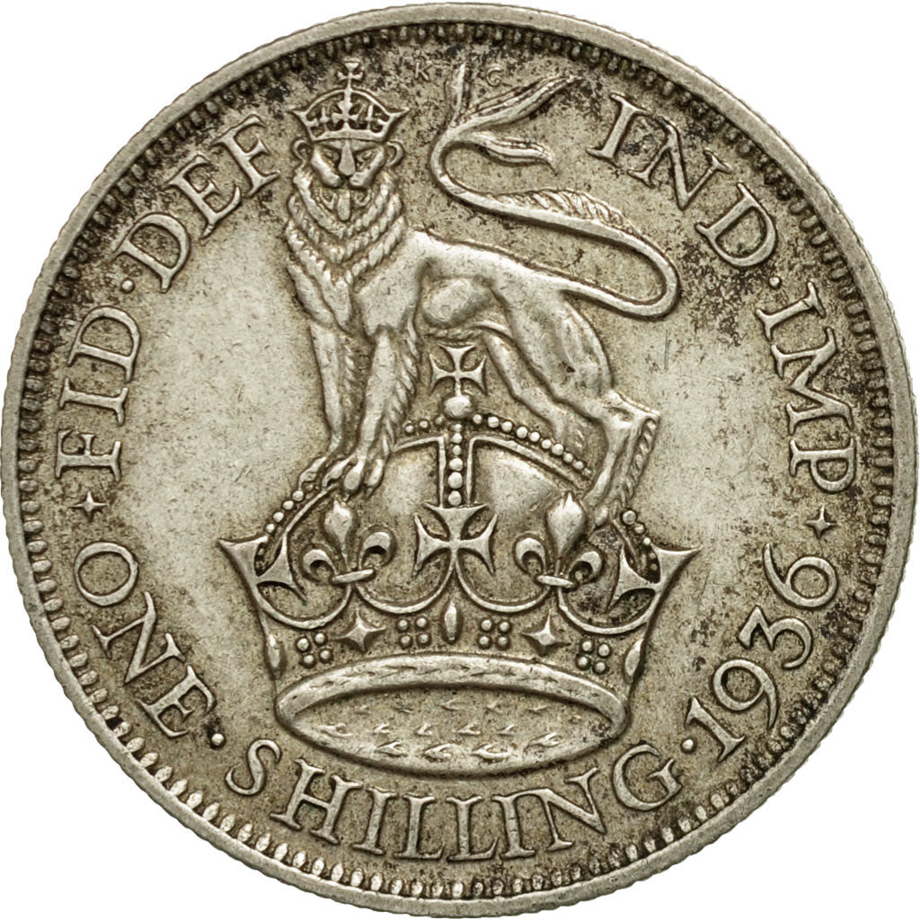 Gran Bretagna, George V, Shilling, 1936, BB, Argento, KM:833