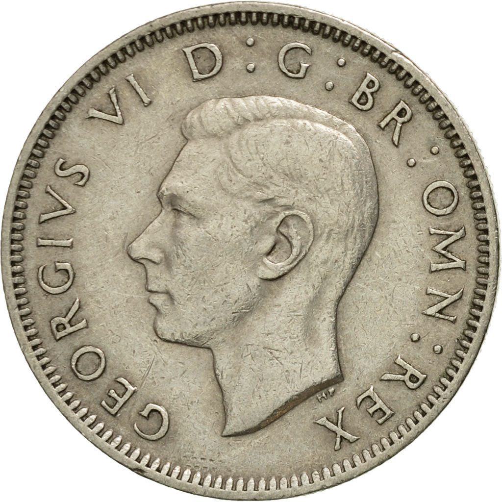 Great Britain, George VI, Shilling, 1948, EF(40-45), Copper-nickel, KM:863