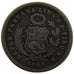 Peru, 1 Dinero, 1863, Lima, KM #190, VF(30-35), Silver, 2.30