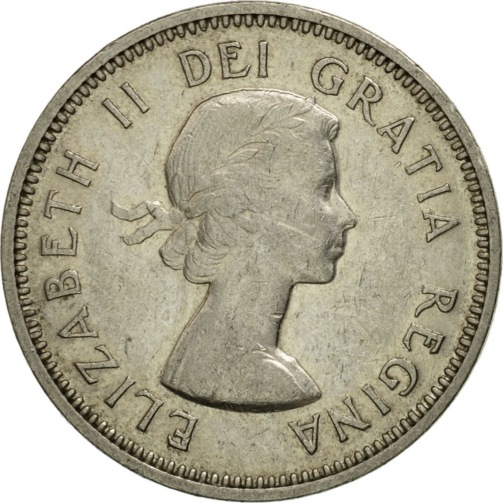 Canada, Elizabeth II, 5 Cents, 1964, Royal Canadian Mint, Ottawa, VF(30-35)