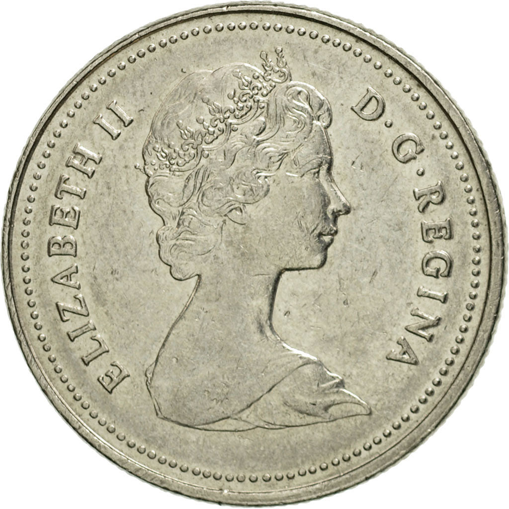 Canada, Elizabeth II, 25 Cents, 1980, Royal Canadian Mint, Ottawa, VF(30-35)
