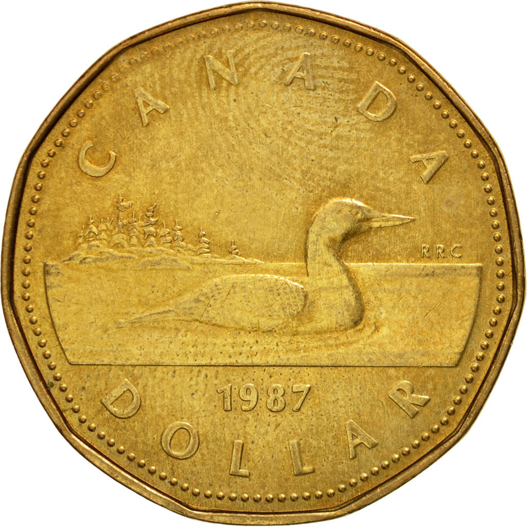 Canada, Elizabeth II, Dollar, 1987, Royal Canadian Mint, Ottawa, EF(40-45)