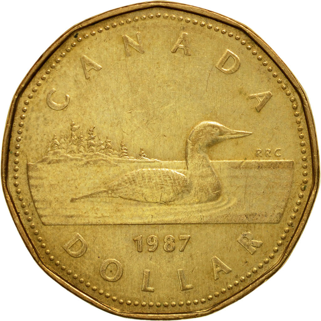 Canada, Elizabeth II, Dollar, 1987, Royal Canadian Mint, Ottawa, VF(30-35)