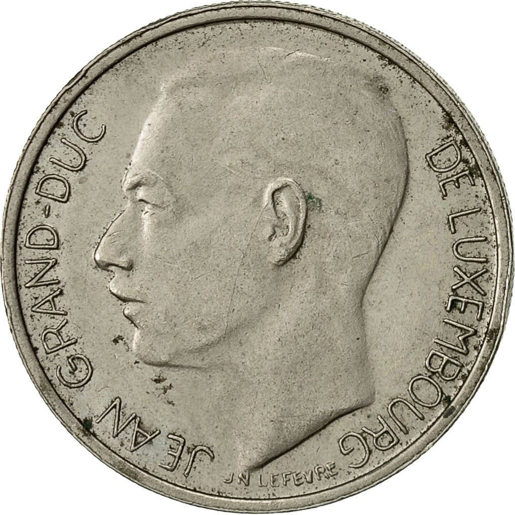 Luxemburgo, Jean, Franc, 1972, BC+, Cobre - níquel, KM:55
