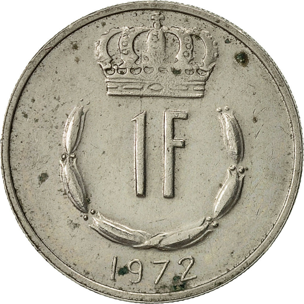 Luxemburgo, Jean, Franc, 1972, BC+, Cobre - níquel, KM:55