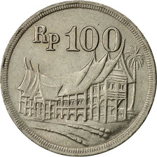 Indonesia, 100 Rupiah, 1973, AU(50-53), Copper-nickel, KM:36
