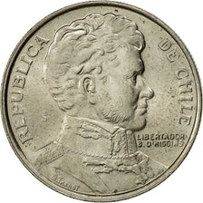 Chile, Peso, 1976, EF(40-45), Copper-nickel, KM:208